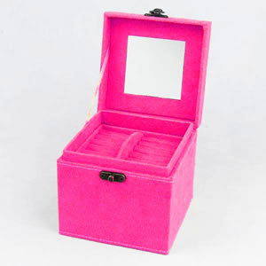 アクセサリーコレクションボックス(ピンク）